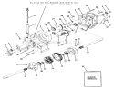 Transaxle 520-H Diagram and Parts List for 41-20O801 1990 Toro Lawn Tractor