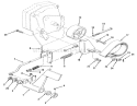Page G Diagram and Parts List for 41-20O801 1990 Toro Lawn Tractor