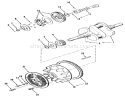 Crankshaft, Camshaft, Flywheel Diagram and Parts List for 41-20O801 1990 Toro Lawn Tractor