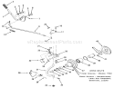 Pto Clutch And Control Diagram and Parts List for 41-20OE02 1000001-1999999 - 1991 Toro Lawn Tractor