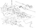 Transaxle 520-H Diagram and Parts List for 41-20OE02 1000001-1999999 - 1991 Toro Lawn Tractor
