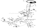 Front Axle And Steering Diagram and Parts List for 41-20OE03 2000001-2999999 - 1992 Toro Lawn Tractor