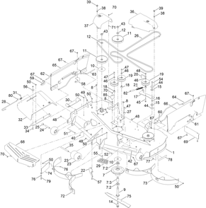 Part Location Diagram of 147-8708 Toro Rod-French Guard