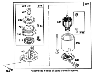 Engine Briggs & Stratton Model 122707-3187-01 Diagram and Parts List for 16402 1000001 - 1999999 Toro Lawn Mower