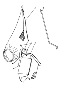 Bagging Kit No. 47-6510 (Optional) Diagram and Parts List for 16585 1000001 - 1999999 Toro Lawn Mower