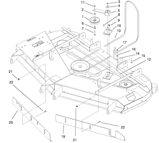 Part Location Diagram of 99-4945 Toro Guide-Belt