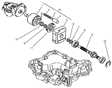 Motor Shaft Diagram and Parts List for 72110 7900001 - 7999999 Toro Lawn Tractor