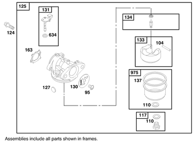 Engine Gts-200 Diagram and Parts List for 22158 9900001 - 9999999 Toro Lawn Mower