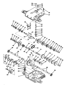 Peerless Transaxle Model 801c Diagram and Parts List for 57300 2000001 - 2999999 Toro Lawn Tractor