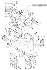 Part Location Diagram of 7-0287 Toro Mower Spindle Housing
