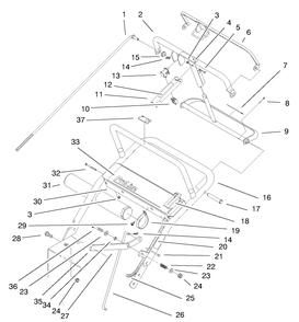 Part Location Diagram of 94-4797-03 Toro Channel-Mount, Switch