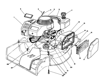 Engine Assembly Diagram and Parts List for 16785 8007012 - 8999999 Toro Lawn Mower