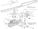 Hydrostatic Transaxle Diagram and Parts List for 32-11B403 1989 Toro Lawn Tractor