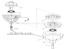 Engine Pulley & Pto Clutch Diagram and Parts List for 32-11B403 1989 Toro Lawn Tractor