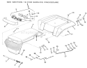 Frame, Sheet Metal And Covers Diagram and Parts List for 32-11B403 1989 Toro Lawn Tractor