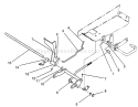 Brake Pedal Assembly Diagram and Parts List for 42-16BE01 2000001-2999999 - 1992 Toro Lawn Tractor