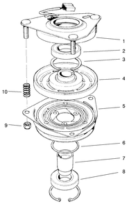 Clutch Assembly No. 54-3200 Diagram and Parts List for 30165 990001 - 999999 Toro Lawn Tractor Accessories