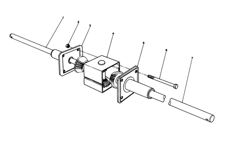 Differential Assembly Diagram and Parts List for 56145 8000001 - 8999999 Toro Lawn Tractor