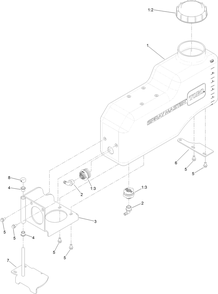 Part Location Diagram of 135-5916 Toro Cap-Tank, Spray