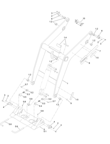 Loader And Quick Attach Assembly Diagram and Parts List for 22337CP 410400000 - 999999999 Toro Lawn Tractor Accessories