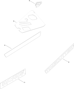 Part Location Diagram of 161-6641 Toro Decal-Havoc