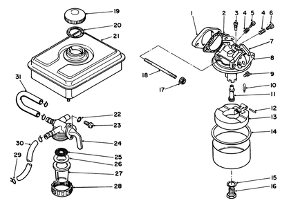 Part Location Diagram of 53-1230 Toro Nozzle