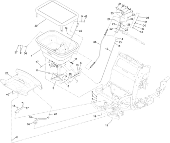 Part Location Diagram of 126-2725 Toro Nut-Hex, Ni