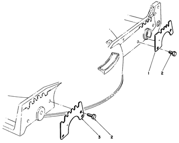 Wear Plate Model No. 49-4080 (Optional) Diagram and Parts List for 20320 2000001 - 2999999 Toro Lawn Mower