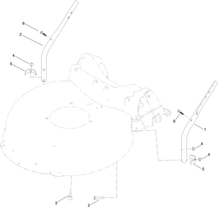 Lower Handle Assembly Diagram and Parts List for 21852 411700000 - 411899999 Toro Lawn Mower