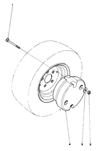 Wheel Weight Kit No. 30762 (Optional) Diagram and Parts List for 30775 400001 - 499999 Toro Lawn Tractor