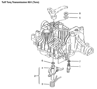 N-Centering Diagram and Parts List for 72110 6900001 - 6999999 Toro Lawn Tractor