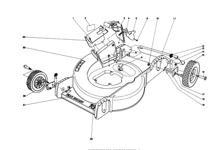 Housing Assembly Diagram and Parts List for 20698 8000001 - 8999999 Toro Lawn Mower