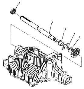 Axle Shaft Diagram and Parts List for 72085 6900001 - 6999999 Toro Lawn Tractor