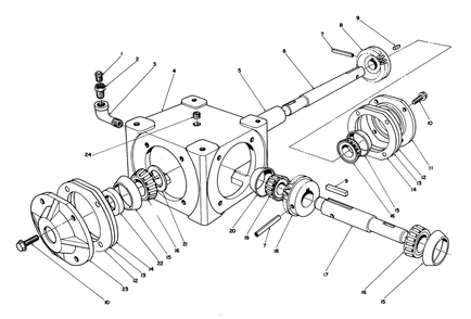 44" Snow Thrower Model No. 30761 (Optional) (Continued) Diagram and Parts List for 30754 7000001 - 7999999 Toro Lawn Tractor