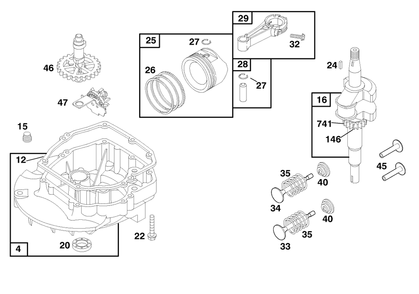 Engine Briggs And Stratton Model 12f802-1767-E1 Diagram and Parts List for 20914 8900001 - 8999999 Toro Lawn Mower