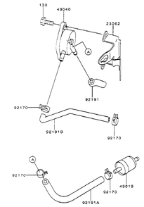 Part Location Diagram of 49040-2075 Toro Pump-Fuel
