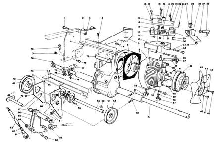 Transmission & Differential Assembly Diagram and Parts List for 30754 60402 - 69999 Toro Lawn Tractor
