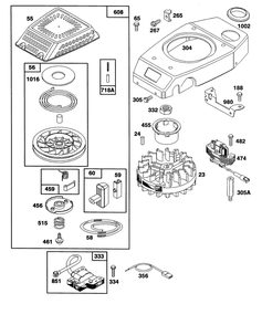 Engine Gts-150 77-8990 Diagram and Parts List for 20210 2000001 - 2999999 Toro Lawn Mower
