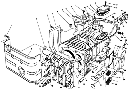 Engine Assembly Diagram and Parts List for 30112 8000001 - 8999999 Toro Lawn Tractor Accessories