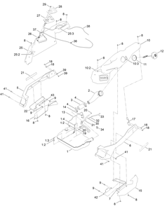 Fuel Pod Assembly Diagram and Parts List for 76530 417116866 - 417309999 Toro Lawn Tractor
