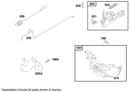 Engine Briggs & Stratton Model 12h802-1758-E1 Diagram and Parts List for 20489 8900001 - 8999999 Toro Lawn Mower