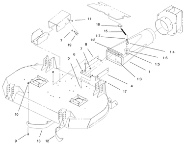 Part Location Diagram of 98-4398 Toro Bracket-Spring