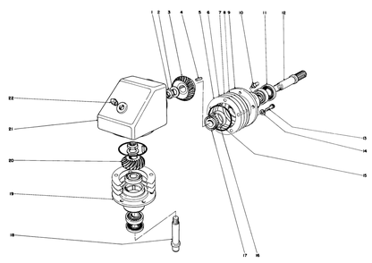 Gear Box Assembly 8-0909 Diagram and Parts List for 30545 90001 - 99999 Toro Lawn Mower