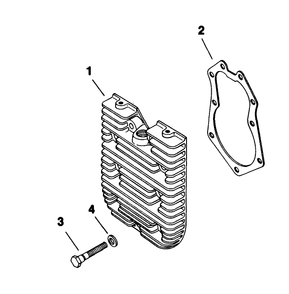 Cylinder Head-Engine Kohler Model No. M18qs-24657 (Continued) Diagram and Parts List for 30718 1000001 - 1999999 Toro Lawn Tractor