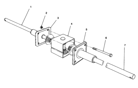 Differential Assembly Diagram and Parts List for 70060 6900001 - 6999999 Toro Lawn Tractor
