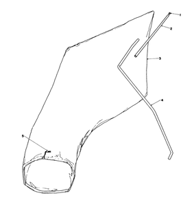 Giant Bagging Kit No. 29-9750 (Optional) Diagram and Parts List for 16785 5000001 - 5999999 Toro Lawn Mower