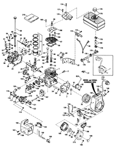 Engine Tecumseh Model No. Hm80-155337n Diagram and Parts List for 38540 9000001 - 9999999 Toro Snow Blower