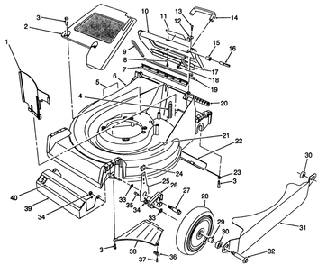 Part Location Diagram of 65-5010 Toro DISCONTINUED