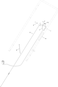 Starter Switch Assembly Diagram and Parts List for 21853 400000000 - 999999999 Toro Lawn Mower