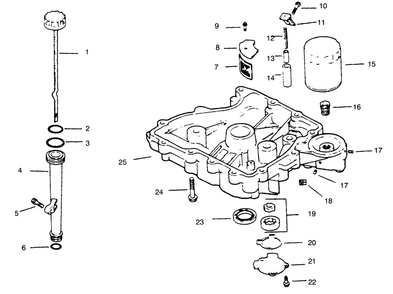 Part Location Diagram of 1213601 Toro Adapter-Oil Filter